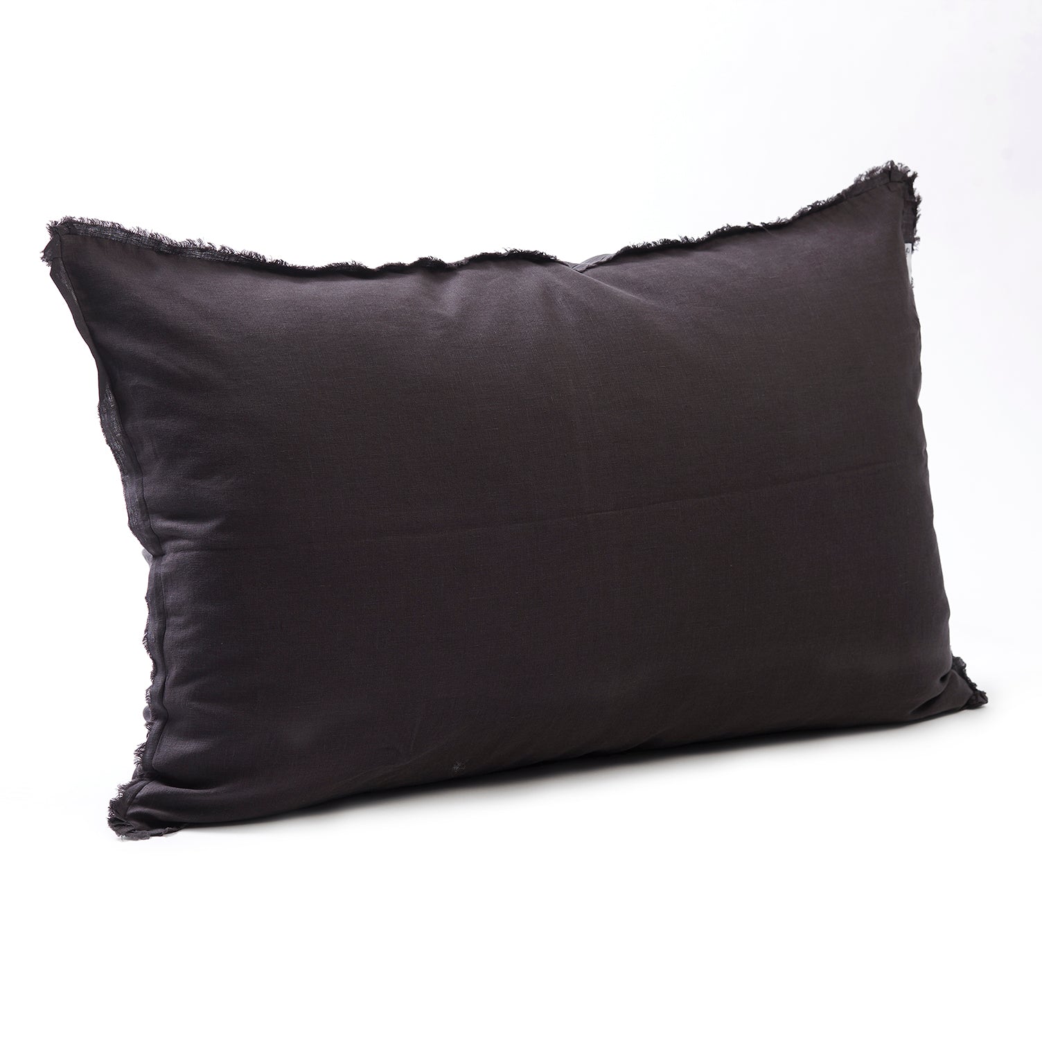 Bedhead Cushion in Dark Charcoal - Cover Only