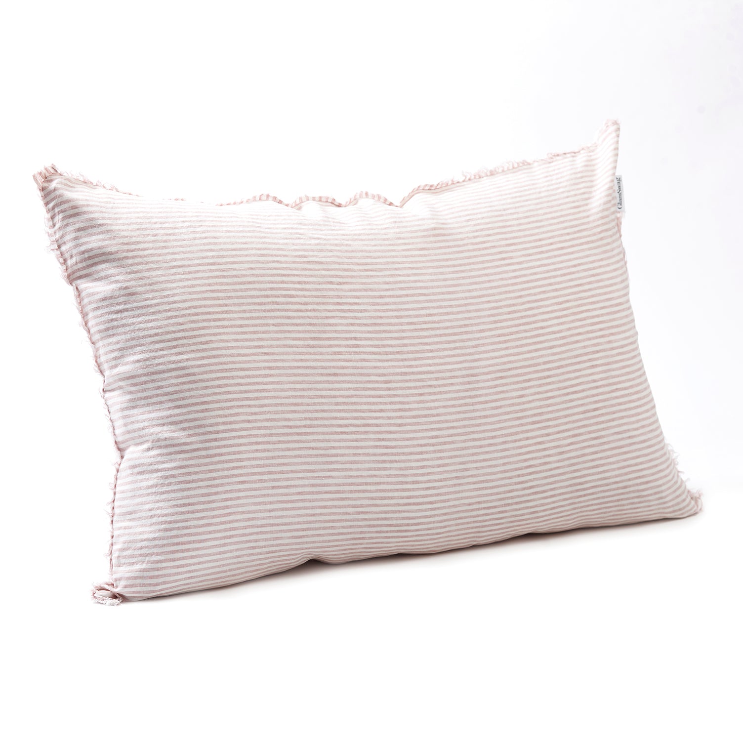 Bedhead Cushion in Rosewater Stripe - Cover Only