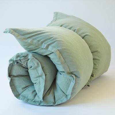 Linen GlamSwag in Sage Green