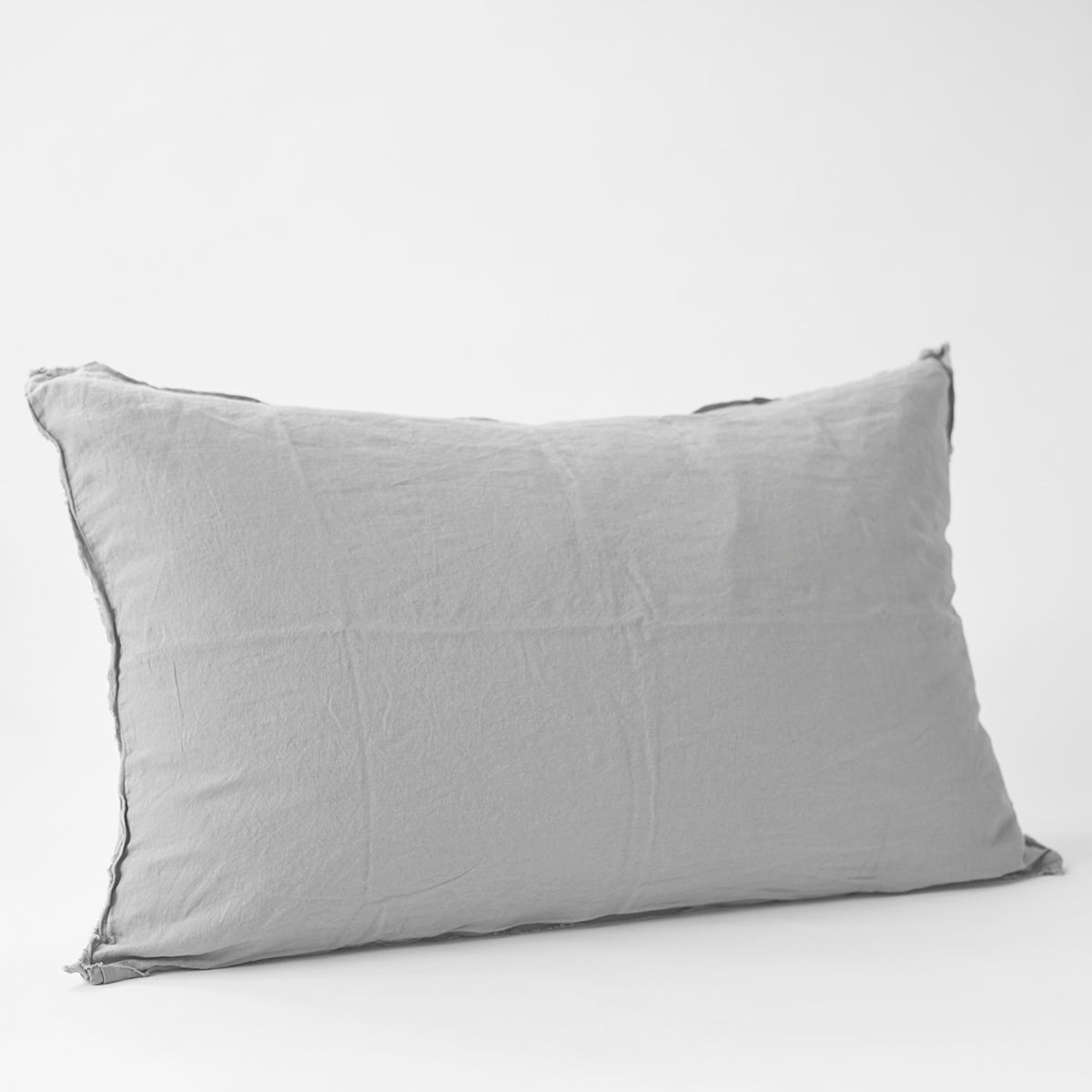 Linen Bedhead Cushion in Dove Grey