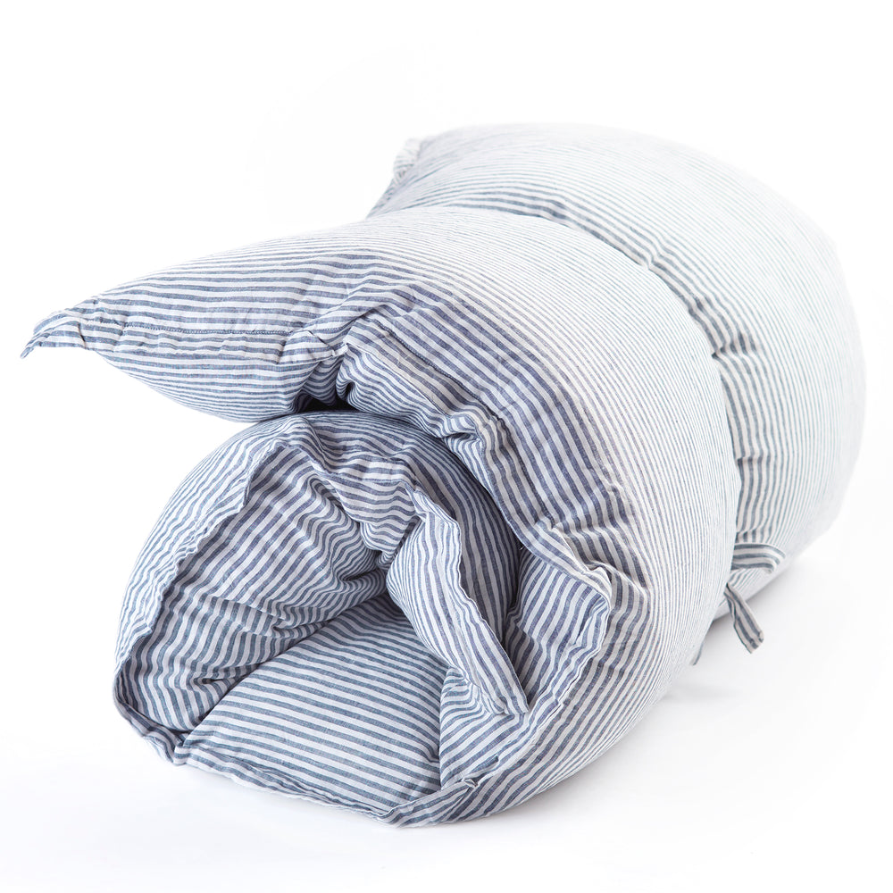 Linen GlamSwag in Marine Stripe