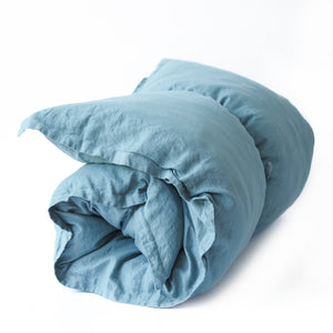 Linen GlamSwag in Dusty Blue