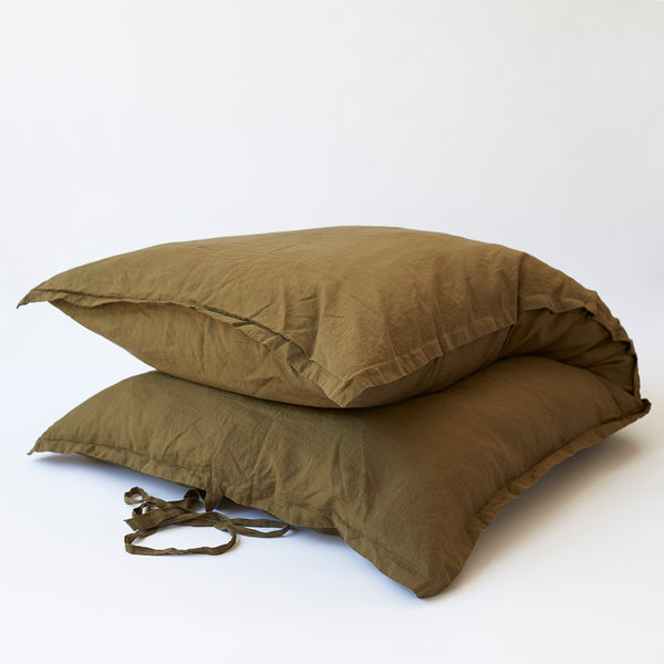 Linen GlamSwag in Olive
