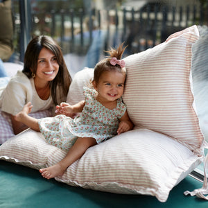 GlamSwag Mini in Rosewater Stripe