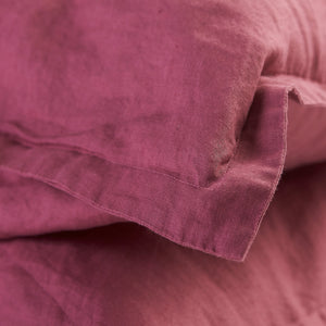 Linen GlamSwag in Raspberry