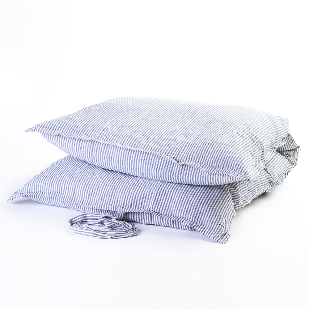 Linen GlamSwag in Marine Stripe