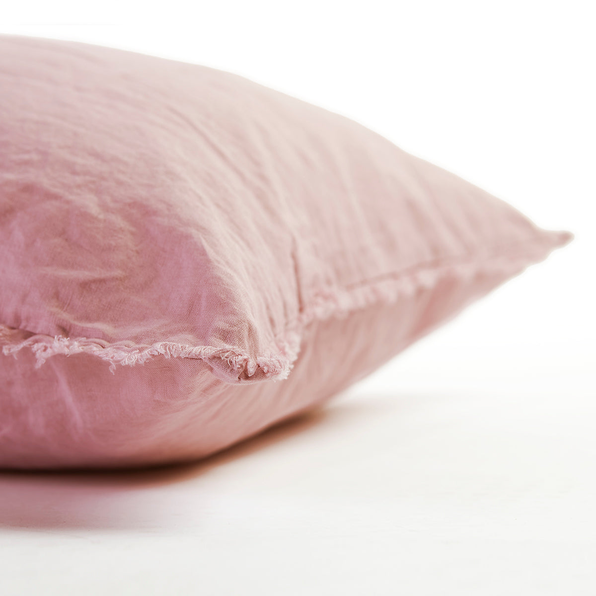 Linen Bedhead Cushion in Taffy
