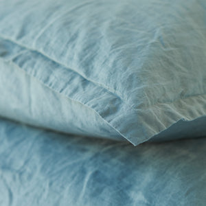Linen GlamSwag in Dusty Blue