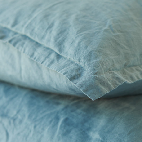 Linen GlamSwag in Dusty Blue