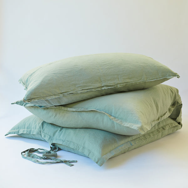 Linen GlamSwag in Sage Green