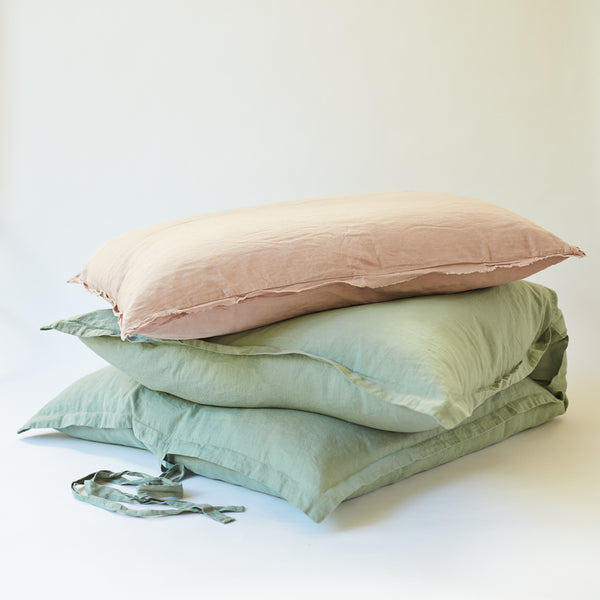 Linen GlamSwag in Sage Green