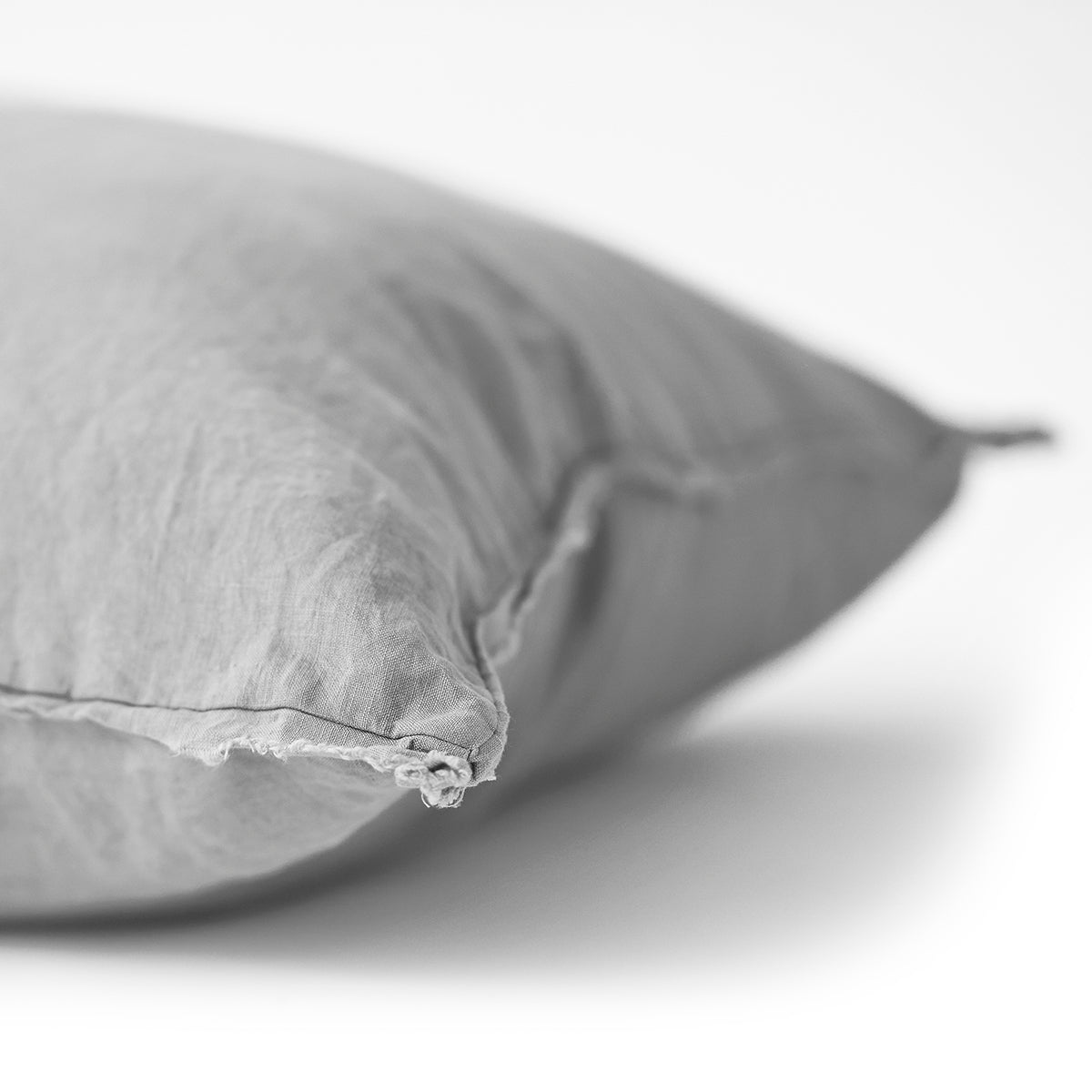 Linen Bedhead Cushion in Dove Grey
