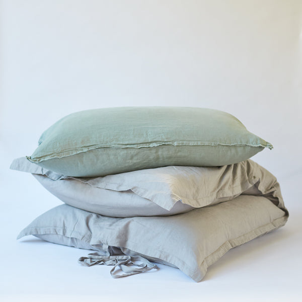 Linen GlamSwag in Dove Grey