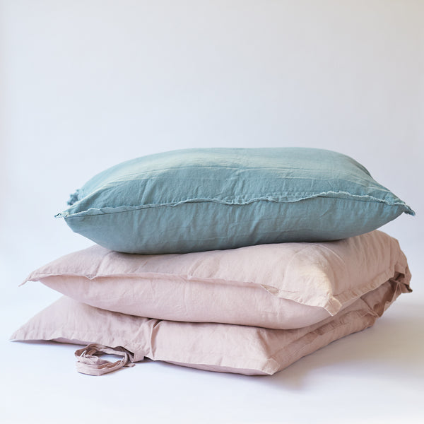 Linen GlamSwag in Rosewater