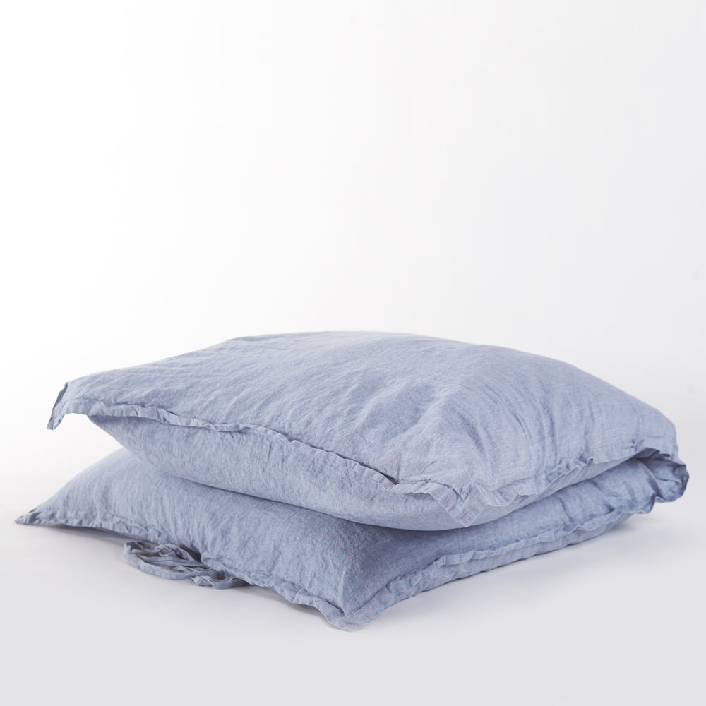 Linen GlamSwag in Light Blue Chambray