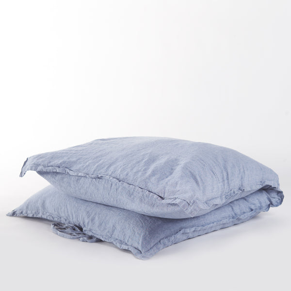 Linen GlamSwag in Light Blue Chambray