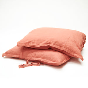 Linen GlamSwag in Coral