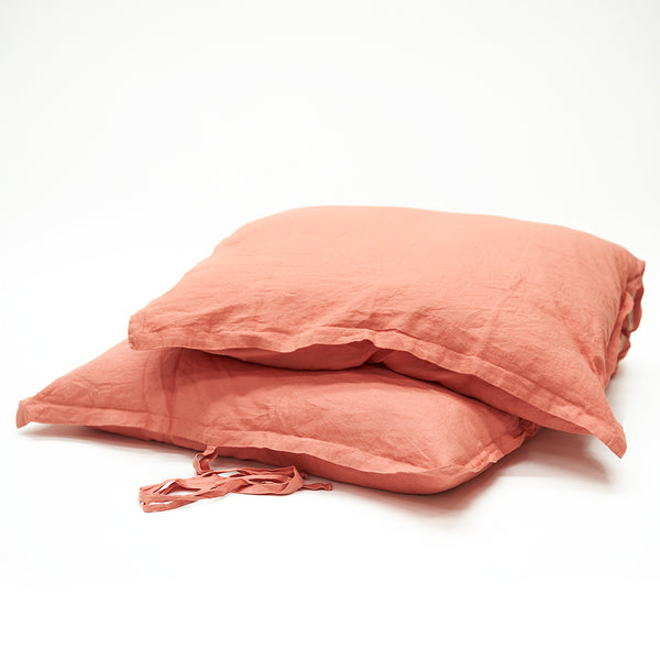 Linen GlamSwag in Coral