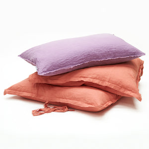 Linen GlamSwag in Coral