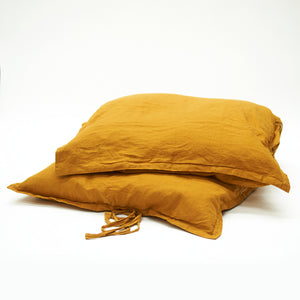 Linen GlamSwag in Mustard