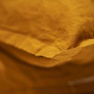 Linen GlamSwag in Mustard