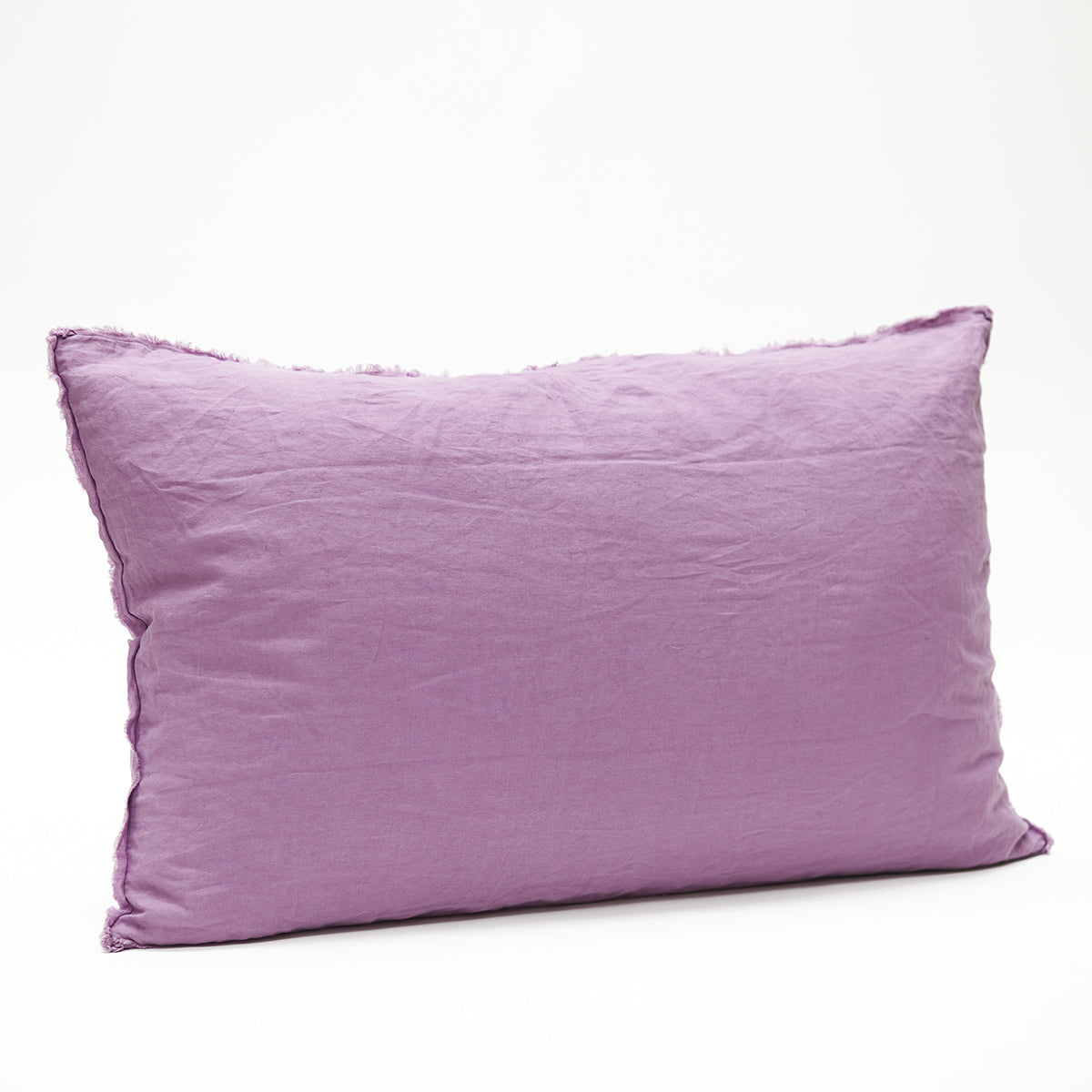 Linen Bedhead Cushion in Jacaranda